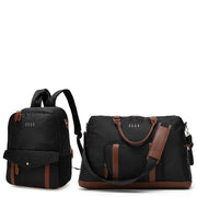 Twill Weekender & Backpack Set