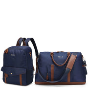Twill Weekender & Backpack Set