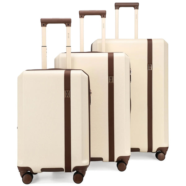 Front view of Hardshell Retro Luggage Set