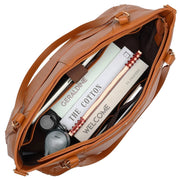 Vegan Leather Backpack Weekender Set