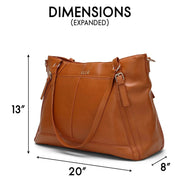 Vegan Leather Backpack Weekender Set