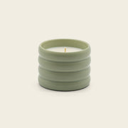 Ridged Ceramic Soy Candle