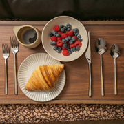 Mirror-Polish Stainless Steel Flatware Set