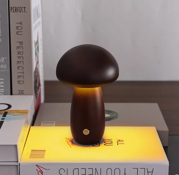 Mushroom-Form Rechargeable Touch Lamp