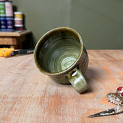 Wheel-Thrown Speckled Stoneware Teacup