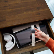 Two-Drawer Solid Wood Nightstand — packaging and unboxing view