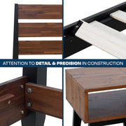 Acacia Wood Slat Bed Frame