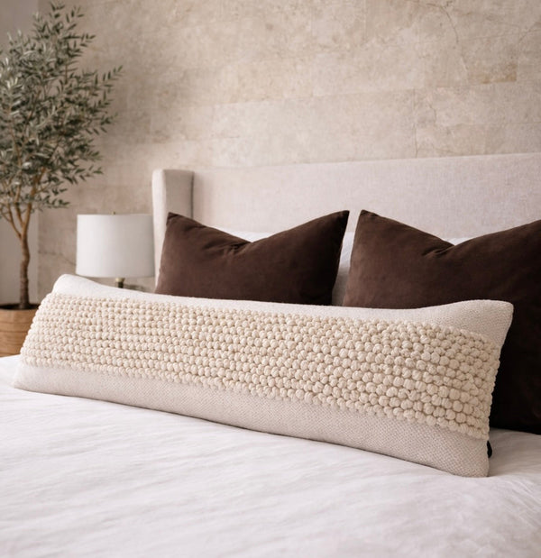Hand-Looped Texture Lumbar Pillow Cover