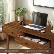 Mid-Century Wood Writing Desk