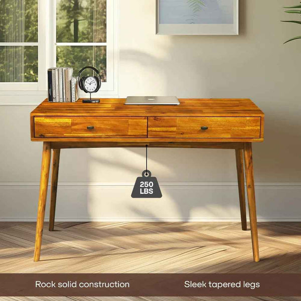 Mid-Century Wood Writing Desk