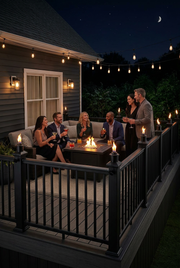 Outdoor Post Cap Torch Light