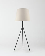 Tripod Metal Fabric Shade Floor Lamp