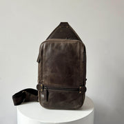 Full-Grain Leather Crossbody Sling Bag