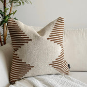 Kilim-Weave Geometric Pillow Cover — scale reference and proportion detail