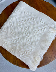 Turkish Cotton Fringe Hand Towel Set