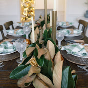 Faux Magnolia Leaf Garland 9ft