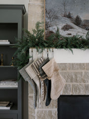 Faux Evergreen Cedar Garland, 9 ft