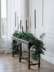 Faux Evergreen Cedar Garland, 9 ft