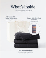 Weighted Cotton Throw Blanket
