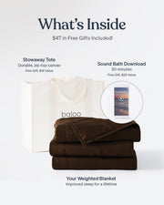 Weighted Cotton Throw Blanket