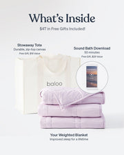 Weighted Cotton Throw Blanket