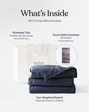 Weighted Cotton Throw Blanket