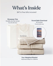 Weighted Cotton Throw Blanket
