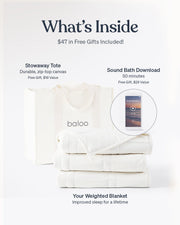Weighted Cotton Throw Blanket