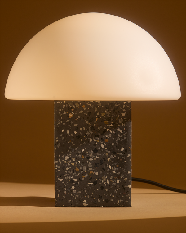 Terrazzo Base Dome Table Lamp