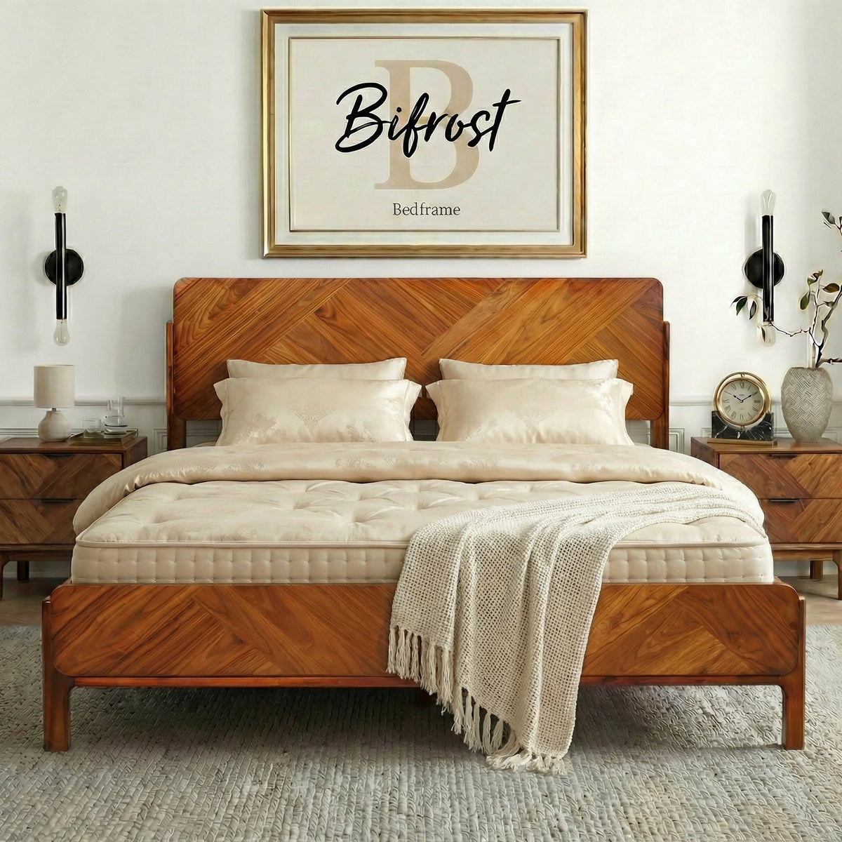 The headboard that makes everything else look intentional