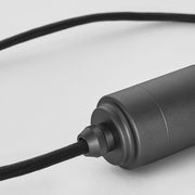 Graphite Nine-Light Pendant with Sphere IV Bulbs