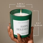 Christmas Cookies Soy Candle, Green Matte Jar, 15 oz