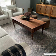 Sage Medallion Washable Area Rug