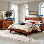 Carved Hevea Wood Six-Drawer Dresser — additional product view 26