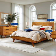 Carved Hevea Wood Six-Drawer Dresser — additional product view 17