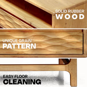 Carved Rubberwood Storage Coffee Table — additional product view 21