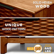 Elara Solid Wood Dresser with 5 Drawers — additional product view 23