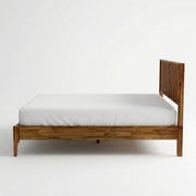 Fluted Acacia Wood Bed Frame — alternate view or variant option