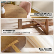 X-Base Round Dining Table
