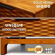 Wave-Front Solid Wood Six-Drawer Dresser — additional product view 24