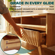 Carved Rubberwood Storage Coffee Table — additional product view 23