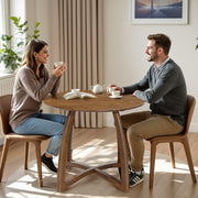 X-Base Round Dining Table