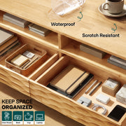 Carved Rubberwood Storage Coffee Table — additional product view 24