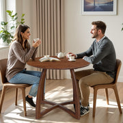 X-Base Round Dining Table