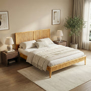 Fluted Acacia Wood Bed Frame — additional product view 13