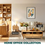 Carved Rubberwood Storage Coffee Table — additional product view 26