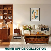 Carved Rubberwood Storage Coffee Table — additional product view 17