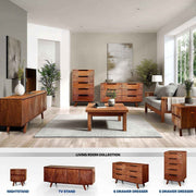 Carved Hevea Wood Six-Drawer Dresser — additional product view 27