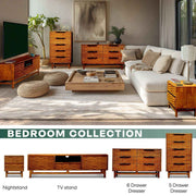 Elara Solid Wood Dresser with 5 Drawers — additional product view 18