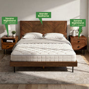 Solid Wood Single-Drawer Nightstand